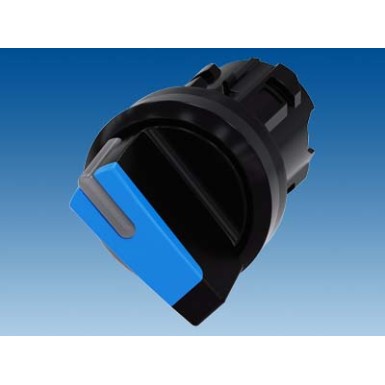 3SU1002-2BF50-0AA0 - Selector switch, illuminable, 22 mm, round, plastic, blue, selector switch, short, 2 switch position - Siemens - Selector switch, illuminable, 22 mm, round, plastic, blue, selector switch, short, 2 switch position - Siemens - 0