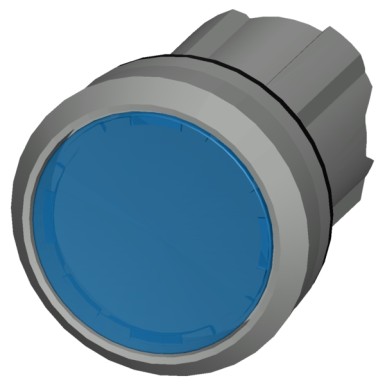 3SU1051-0AA50-0AA0 - Illuminated pushbutton, 22 mm, round, metal, shiny, blue, pushbutton, flat, latching, Push-to-releas - Siemens - Illuminated pushbutton, 22 mm, round, metal, shiny, blue, pushbutton, flat, latching, Push-to-releas - Siemens - 2