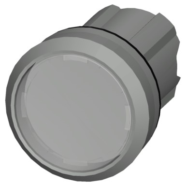 3SU1051-0AB70-0AA0 - Illuminated pushbutton, 22 mm, round, metal, shiny, clear, pushbutton, flat, momentary contact type - Siemens - Illuminated pushbutton, 22 mm, round, metal, shiny, clear, pushbutton, flat, momentary contact type - Siemens - 2