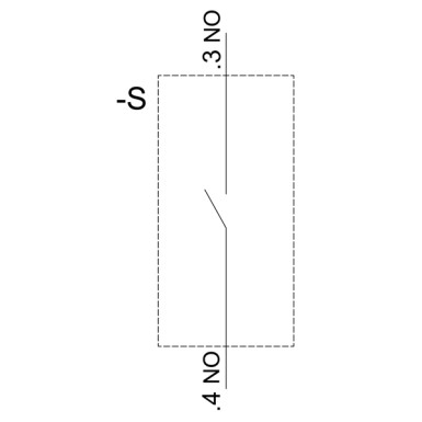 3SU1100-0AB10-1BA0 - Pushbutton, 22 mm, round, plastic, black, pushbutton, flat, momentary contact type, with holder, 1 N - Siemens - Pushbutton, 22 mm, round, plastic, black, pushbutton, flat, momentary contact type, with holder, 1 N - Siemens - 3