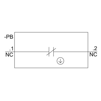 3SU1100-0AB20-1CA0 - Pushbutton, 22 mm, round, plastic, red, pushbutton, flat, momentary contact type, with holder 1 NC, - Siemens - Pushbutton, 22 mm, round, plastic, red, pushbutton, flat, momentary contact type, with holder 1 NC, - Siemens - 1