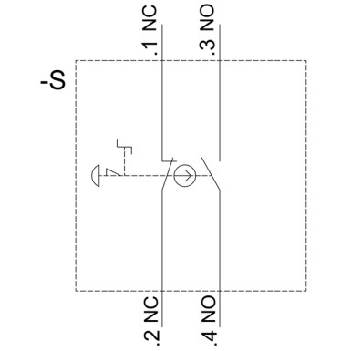 3SU1100-1HB20-1FG0 - EMERGENCY STOP mushroom pushbutton, 22 mm, round, plastic, red, 40 mm, positive latching, acc. to EN - Siemens - EMERGENCY STOP mushroom pushbutton, 22 mm, round, plastic, red, 40 mm, positive latching, acc. to EN - Siemens - 4