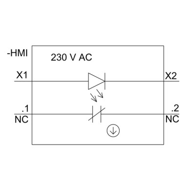 3SU1106-0AB20-1CA0 - Illuminated pushbutton, 22 mm, round, plastic, red, pushbutton, flat, momentary contact type, with h - Siemens - Illuminated pushbutton, 22 mm, round, plastic, red, pushbutton, flat, momentary contact type, with h - Siemens - 0