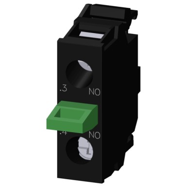 3SU1400-2AA10-1BA0 - Contact module with 1 contact element, 1 NO, screw-type terminal, for floor mounting, Minimum order - Siemens - Contact module with 1 contact element, 1 NO, screw-type terminal, for floor mounting, Minimum order - Siemens - 0