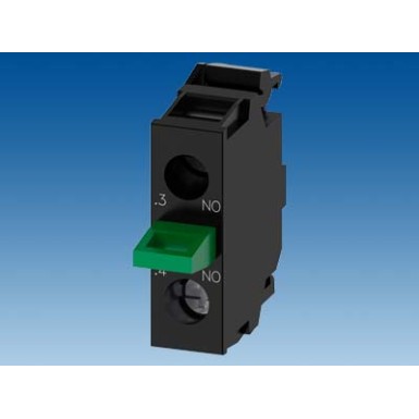 3SU1400-2AA10-1BA0 - Contact module with 1 contact element, 1 NO, screw-type terminal, for floor mounting, Minimum order - Siemens - Contact module with 1 contact element, 1 NO, screw-type terminal, for floor mounting, Minimum order - Siemens - 4