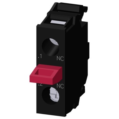 3SU1400-2AA10-1CA0 - Contact module with 1 contact element, 1 NC, screw-type terminal, for floor mounting, Minimum order - Siemens - Contact module with 1 contact element, 1 NC, screw-type terminal, for floor mounting, Minimum order - Siemens - 3