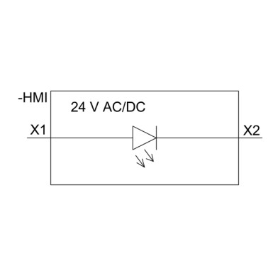 3SU1401-1BB20-1AA0 - LED module with integrated LED 24 V AC/DC, red, screw terminal, for front plate mounting, Minimum or - Siemens - LED module with integrated LED 24 V AC/DC, red, screw terminal, for front plate mounting, Minimum or - Siemens - 0