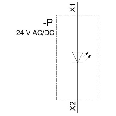 3SU1401-1BB20-1AA0 - LED module with integrated LED 24 V AC/DC, red, screw terminal, for front plate mounting, Minimum or - Siemens - LED module with integrated LED 24 V AC/DC, red, screw terminal, for front plate mounting, Minimum or - Siemens - 2