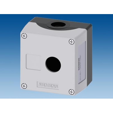 3SU1801-0AA00-0AB1 - Enclosure for command devices, 22 mm, round, Enclosure material plastic, enclosure top part gray, 1 - Siemens - Enclosure for command devices, 22 mm, round, Enclosure material plastic, enclosure top part gray, 1 - Siemens - 2