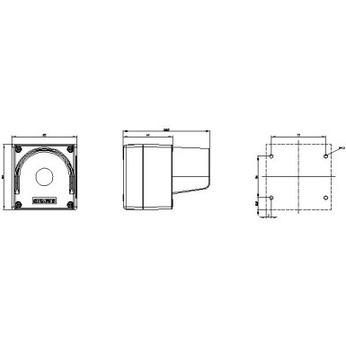 3SU1801-0AA00-0AC2 - Enclosure for command devices, 22 mm, round, Enclosure material plastic, Enclosure top part yellow, - Siemens - Enclosure for command devices, 22 mm, round, Enclosure material plastic, Enclosure top part yellow, - Siemens - 1