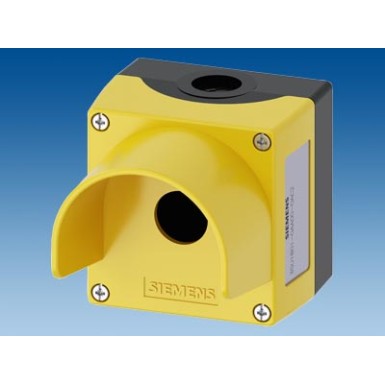 3SU1801-0AA00-0AC2 - Enclosure for command devices, 22 mm, round, Enclosure material plastic, Enclosure top part yellow, - Siemens - Enclosure for command devices, 22 mm, round, Enclosure material plastic, Enclosure top part yellow, - Siemens - 2