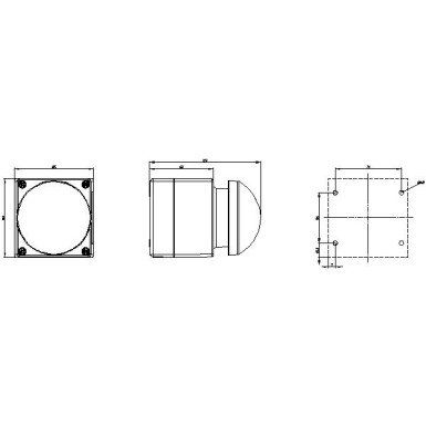 3SU1801-2GA00-2AA1 - Enclosure for command devices, 22 mm, round, Enclosure material plastic, enclosure top part gray, 1 - Siemens - Enclosure for command devices, 22 mm, round, Enclosure material plastic, enclosure top part gray, 1 - Siemens - 3