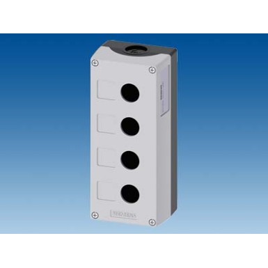 3SU1804-0AA00-0AB1 - Enclosure for command devices, 22 mm, round, Enclosure material plastic, enclosure top part gray, 4 - Siemens - Enclosure for command devices, 22 mm, round, Enclosure material plastic, enclosure top part gray, 4 - Siemens - 1