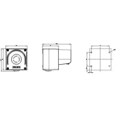 3SU1851-0NA00-2AC2 - Enclosure for command devices, 22 mm, round, Enclosure material metal, Enclosure top part yellow, wi - Siemens - Enclosure for command devices, 22 mm, round, Enclosure material metal, Enclosure top part yellow, wi - Siemens - 2