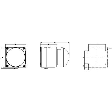 3SU1851-2GA00-2AA1 - Enclosure for command devices 22 mm, round, Enclosure material metal, enclosure top part gray, 1 con - Siemens - Enclosure for command devices 22 mm, round, Enclosure material metal, enclosure top part gray, 1 con - Siemens - 1