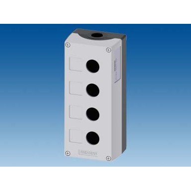 3SU1854-0AA00-0AB1 - Enclosure for command devices, 22 mm, round, Enclosure material metal, enclosure top part gray, 4 co - Siemens - Enclosure for command devices, 22 mm, round, Enclosure material metal, enclosure top part gray, 4 co - Siemens - 1