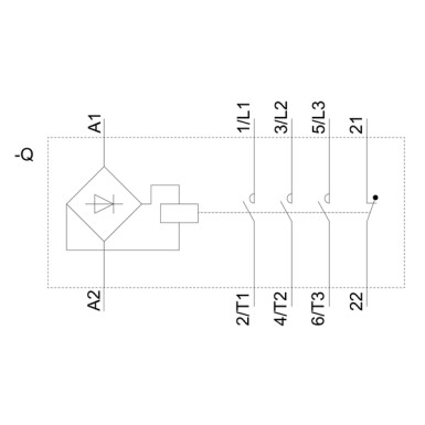 3TG1001-0AC2 - Power relay, AC-3 8.4 A, 4 kW / 400 V 3 NO+1 NC, 24 V AC, 45...450 Hz 3 pole, screw terminal - Siemens - Power relay, AC-3 8.4 A, 4 kW / 400 V 3 NO+1 NC, 24 V AC, 45...450 Hz 3 pole, screw terminal - Siemens - 1