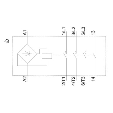 3TG1010-0AC2 - Power relay, AC-3 8.4 A, 4 kW / 400 V 4 NO, 24 V AC, 45...450 Hz 3 pole, screw terminal - Siemens - Power relay, AC-3 8.4 A, 4 kW / 400 V 4 NO, 24 V AC, 45...450 Hz 3 pole, screw terminal - Siemens - 2