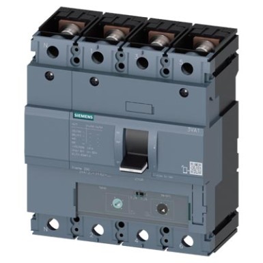 3VA1216-5GF42-0AA0 - OEZ - 3VA12, In 160 A, Icu 55 kA / 415 V, overcurrent release TM240 (ATAM), Ir 112 ч 160 A, Ii (5 ч 10)x In, N-pole protection 100 % In, 4P, front connection