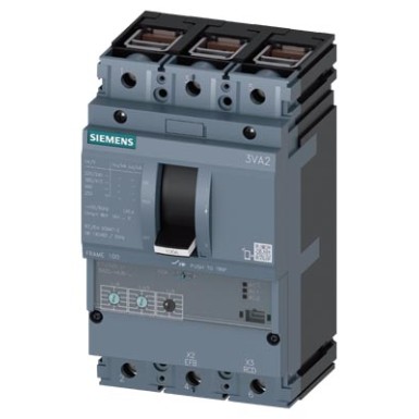 3VA2010-5HL36-0AA0 - 3VA2, In 100 A, Icu 55 kA / 415 V, overcurrent release ETU320 (LI), Ir 40 ч 100 A, Ii (1,5 ч 12)x In, 3-pole, clamp terminals - OEZ - 3VA2, In 100 A, Icu 55 kA / 415 V, overcurrent release ETU320 (LI), Ir 40 ч 100 A, Ii (1,5 ч 12)x In, 3-pole, clamp terminals - OEZ - 0