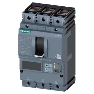 3VA2010-5JP36-0AA0 - 3VA20, In 100 A, Icu 55 kA / 415 V, overcurrent release ETU550 (LSI), Ir 40 ч 100 A, Isd (0,6 ч 10)x In, Ii (1,5 ч 12)x In, 3-pole, clamp terminals - OEZ - 3VA20, In 100 A, Icu 55 kA / 415 V, overcurrent release ETU550 (LSI), Ir 40 ч 100 A, Isd (0,6 ч 10)x In, Ii (1,5 ч 12)x In, 3-pole, clamp terminals - OEZ - 0