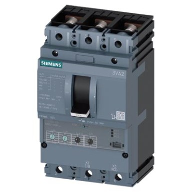 3VA2010-6HN32-0AA0 - 3VA20, In 100 A, Icu 85 kA / 415 V, overcurrent release ETU350 (LSI), Ir 40 ч 100 A, Isd (1,5 ч 10)x In, Ii 12x In, 3-pole, front connection - OEZ - 3VA20, In 100 A, Icu 85 kA / 415 V, overcurrent release ETU350 (LSI), Ir 40 ч 100 A, Isd (1,5 ч 10)x In, Ii 12x In, 3-pole, front connection - OEZ - 0