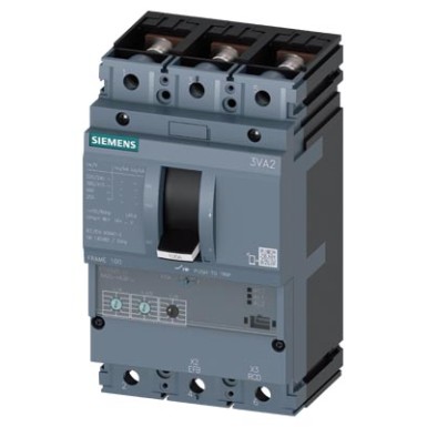 3VA2010-7HL32-0AA0 - 3VA20, In 100 A, Icu 110 kA / 415 V, overcurrent release ETU320 (LI), Ir 40 ч 100 A, Ii (1,5 ч 12)x In, 3-pole, front connection - OEZ - 3VA20, In 100 A, Icu 110 kA / 415 V, overcurrent release ETU320 (LI), Ir 40 ч 100 A, Ii (1,5 ч 12)x In, 3-pole, front connection - OEZ - 0