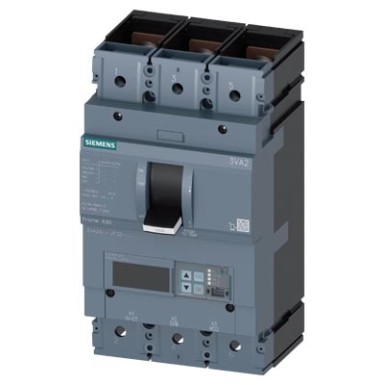 3VA2450-6JP32-0AA0 - 3VA24, In 500 A, Icu 85 kA / 415 V, overcurrent release ETU550 (LSI), Ir 200 ÷ 500 A, Ii (1,5 ÷ 14)x In, Isd (0,6 ÷ 10)x In, 3P, front connection - OEZ - 3VA24, In 500 A, Icu 85 kA / 415 V, overcurrent release ETU550 (LSI), Ir 200 ÷ 500 A, Ii (1,5 ÷ 14)x In, Isd (0,6 ÷ 10)x In, 3P, front connection - OEZ - 1
