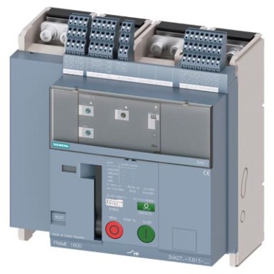 3VA2710-1AB13-0AA0 - 3VA27, without motor operator, fixed design, In 1000 A, Icu 55 kA / 415 V, overcurrent release ETU320 (LI), Ir 400 ÷ 1000 A, Ii (1,5 ÷ 15)x In, 4-pole, front connection, 4x AUX, S24, RTC, PSS - OEZ - 3VA27, without motor operator, fixed design, In 1000 A, Icu 55 kA / 415 V, overcurrent release ETU320 (LI), Ir 400 ÷ 1000 A, Ii (1,5 ÷ 15)x In, 4-pole, front connection, 4x AUX, S24, RTC, PSS - OEZ - 1