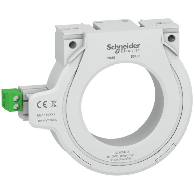 50438 - Closed toroid A type, VigiPacT, Vigilohm, PA50, inner diameter 50mm, rated current 85A - Schneider Electric - Closed toroid A type, VigiPacT, Vigilohm, PA50, inner diameter 50mm, rated current 85A - Schneider Electric - 0