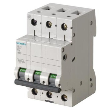 5SL6301-7 - Miniature circuit breaker 400 V 6kA, 3-pole, C, 1 A - Siemens - Miniature circuit breaker 400 V 6kA, 3-pole, C, 1 A - Siemens - 0