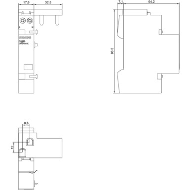 5SM6021-2 - AFDD Fire Breaker Block, 1-16A 230V for CB and RCBO 1+N 2MW - Siemens - AFDD Fire Breaker Block, 1-16A 230V for CB and RCBO 1+N 2MW - Siemens - 1