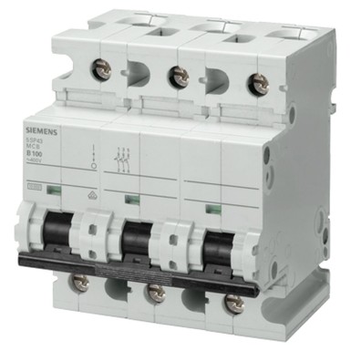 5SP4380-7 - Miniature circuit breaker 400 V 10kA, 3-pole, C, 80 A, D=70 mm - Siemens - Miniature circuit breaker 400 V 10kA, 3-pole, C, 80 A, D=70 mm - Siemens - 0