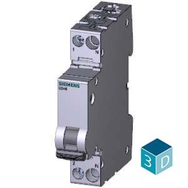 5SV6016-6KK40 - AFDD-MCB-Combination 230V, 6kA, 1+N, B, 40A Compact (1MW) - Siemens - AFDD-MCB-Combination 230V, 6kA, 1+N, B, 40A Compact (1MW) - Siemens - 0