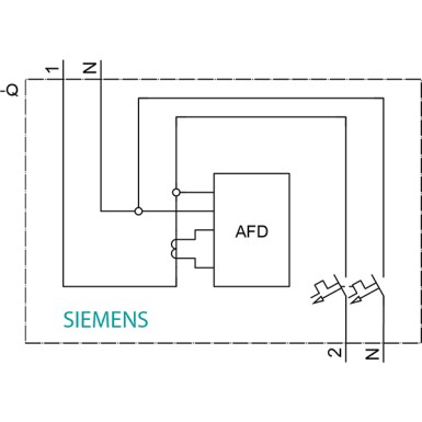 5SV6016-6KK40 - AFDD-MCB-Combination 230V, 6kA, 1+N, B, 40A Compact (1MW) - Siemens - AFDD-MCB-Combination 230V, 6kA, 1+N, B, 40A Compact (1MW) - Siemens - 4