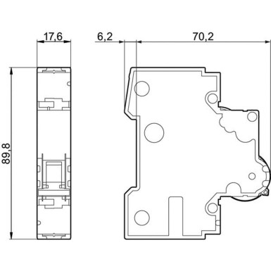 5SY6114-7 - Miniature circuit breaker 230/400 V 6kA, 1-pole, C, 0.3A, D=70 mm - Siemens - Miniature circuit breaker 230/400 V 6kA, 1-pole, C, 0.3A, D=70 mm - Siemens - 1