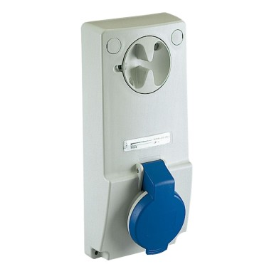 82032 - Unika interlocked socket 16 A 3P + E 200...250 V AC IP44 panel - Schneider Electric - Unika interlocked socket 16 A 3P + E 200...250 V AC IP44 panel - Schneider Electric - 0