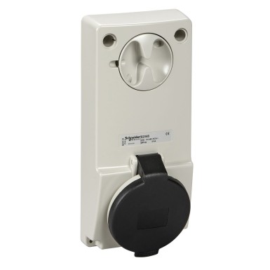 82048 - Unika interlocked socket 32 A 3P + E 480...500 V AC IP44 panel - Schneider Electric - Unika interlocked socket 32 A 3P + E 480...500 V AC IP44 panel - Schneider Electric - 0