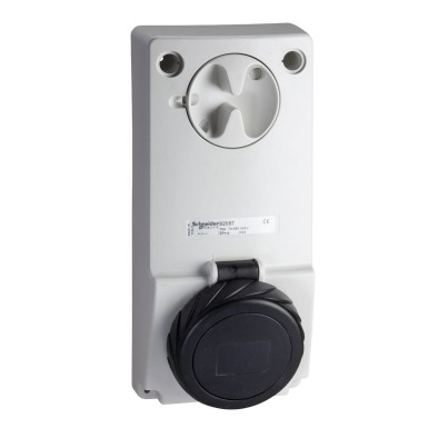 82087 - Unika interlocked socket 16 A 3P + E 480...500 V AC IP65 panel - Schneider Electric - Unika interlocked socket 16 A 3P + E 480...500 V AC IP65 panel - Schneider Electric - 0