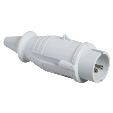 82303 - PratiKa wander plug straight 16 A 2P 40...50 V AC IP44 - Schneider Electric - PratiKa wander plug straight 16 A 2P 40...50 V AC IP44 - Schneider Electric - 0