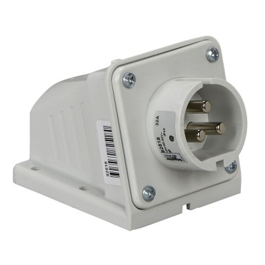 82518 - PratiKa industrial plug 32 A 3P 40...50 V AC IP44 - Schneider Electric - PratiKa industrial plug 32 A 3P 40...50 V AC IP44 - Schneider Electric - 0