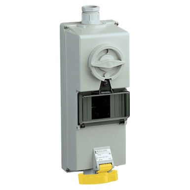 82751 - Isoblock interlocked socket 16 A 2P + E 100...130 V AC IP65 wall - Schneider Electric - Isoblock interlocked socket 16 A 2P + E 100...130 V AC IP65 wall - Schneider Electric - 0