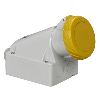 83163 - PratiKa industrial socket 32 A 2P + E 100...130 V AC IP67 - Schneider Electric - PratiKa industrial socket 32 A 2P + E 100...130 V AC IP67 - Schneider Electric - 0