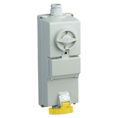 83451 - Isoblock interlocked socket 16 A 2P + E 100...130 V AC IP65 wall - Schneider Electric - Isoblock interlocked socket 16 A 2P + E 100...130 V AC IP65 wall - Schneider Electric - 0