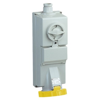 83453 - Isoblock interlocked socket 16 A 3P + N + E 100...130 V AC IP65 wall - Schneider Electric - Isoblock interlocked socket 16 A 3P + N + E 100...130 V AC IP65 wall - Schneider Electric - 0