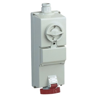 83457 - Isoblock interlocked socket 16 A 2P + E 380...415 V AC IP65 wall - Schneider Electric - Isoblock interlocked socket 16 A 2P + E 380...415 V AC IP65 wall - Schneider Electric - 0