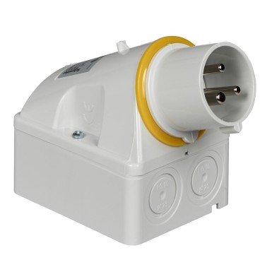 83501 - PratiKa industrial plug 16 A 2P + E 100...130 V AC IP44 - Schneider Electric - PratiKa industrial plug 16 A 2P + E 100...130 V AC IP44 - Schneider Electric - 0