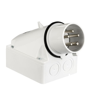 83524 - PratiKa industrial plug 32 A 3P + N + E 480...500 V AC IP44 - Schneider Electric - PratiKa industrial plug 32 A 3P + N + E 480...500 V AC IP44 - Schneider Electric - 0