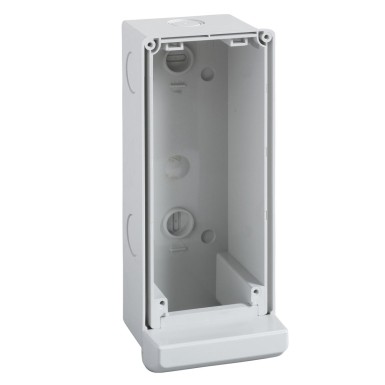 83920 - PratiKa - wall box for 1 lockable socket with knockout - 103x250mm - Schneider Electric - PratiKa - wall box for 1 lockable socket with knockout - 103x250mm - Schneider Electric - 0