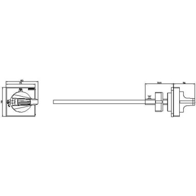 8UD1171-2AF21 - Door-coupling rotary operating mechanism standard with tolerance compensation Size 75x 75, Shaft 8x 8, 300 mm, test-0-1, Complete unit Handle Size 45 mm Accessory for 3KD Size 1 and 2, 3KF Size 1 - Siemens - Door-coupling rotary operating mechanism standard with tolerance compensation Size 75x 75, Shaft 8x 8, 300 mm, test-0-1, Complete unit Handle Size 45 mm Accessory for 3KD Size 1 and 2, 3KF Size 1 - Siemens - 1